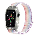 나일론 교체용 손목 스트랩 시계줄, Apple Watch Series 6 & SE & 5 & 4 40mm / 3 & 2 & 1 38mm용, Apple Watch Series 7 41mm / 6 & SE & 5 & 4 40mm / 3 & 2 & 1 38mm용