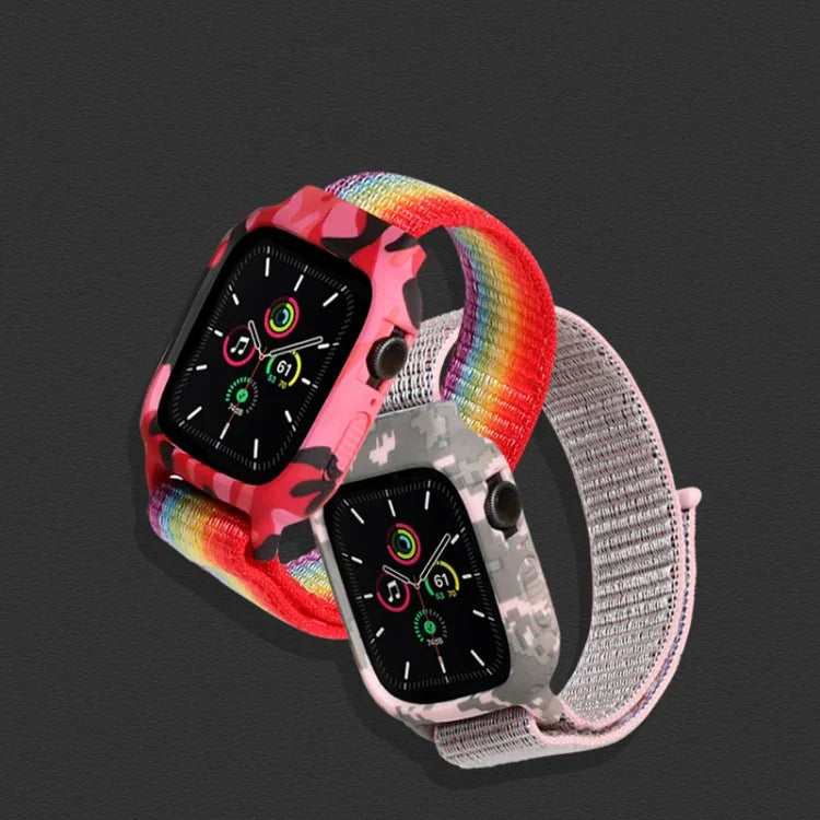 나일론 교체용 손목 스트랩 시계줄, Apple Watch Series 6 & SE & 5 & 4 40mm / 3 & 2 & 1 38mm용, Apple Watch Series 7 41mm / 6 & SE & 5 & 4 40mm / 3 & 2 & 1 38mm용