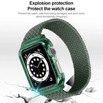위브 교체용 손목 스트랩 시계줄, 프레임 포함, Apple Watch Series 6 & SE & 5 & 4 44mm / 3 & 2 & 1 42mm용, 128mm, 135mm, 140mm, 145mm, 150mm, 155mm, 160mm, 165mm