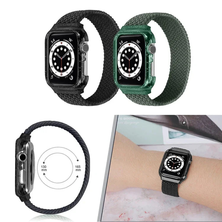 위브 교체용 손목 스트랩 시계줄, 프레임 포함, Apple Watch Series 6 & SE & 5 & 4 44mm / 3 & 2 & 1 42mm용, 128mm, 135mm, 140mm, 145mm, 150mm, 155mm, 160mm, 165mm