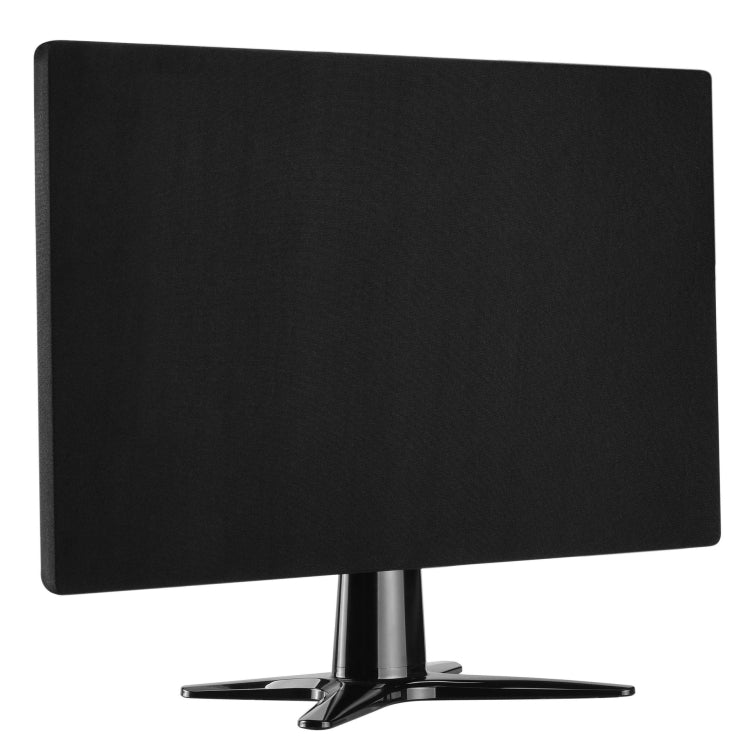 컴퓨터 모니터 먼지 덮개 걸이형 신축성 천 LCD 데스크탑 먼지 덮개, 19~21인치, 23~25인치, 27인치, 31.5인치