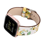 For Fitbit Versa 1 / 2 Flower Pattern Replacement Wrist Strap Watchband