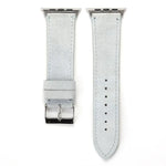 서리 낀 천연 가죽 시계줄, Apple Watch Series 6 & SE & 5 & 4 40mm / 3 & 2 & 1 38mm용, Apple Watch Series 7 41mm / 6 & SE & 5 & 4 40mm / 3 & 2 & 1 38mm용