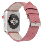 서리 낀 천연 가죽 시계줄, Apple Watch Series 6 & SE & 5 & 4 40mm / 3 & 2 & 1 38mm용, Apple Watch Series 7 41mm / 6 & SE & 5 & 4 40mm / 3 & 2 & 1 38mm용