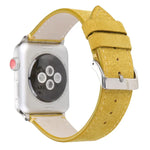 서리 낀 천연 가죽 시계줄, Apple Watch Series 6 & SE & 5 & 4 40mm / 3 & 2 & 1 38mm용, Apple Watch Series 7 41mm / 6 & SE & 5 & 4 40mm / 3 & 2 & 1 38mm용