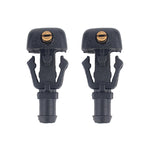 2 PCS Front Windshield Washer Wiper Jet Water Spray Nozzle + Hose Connector Set 3W7Z17603AA for Ford F-150, For Ford F-150 + Hose