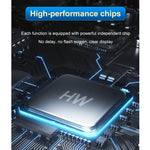 HW-6002 2-in-1 타입-C / USB-C to HDMI + VGA 어댑터 컨버터, HW-6002