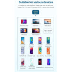 HW-6002 2-in-1 타입-C / USB-C to HDMI + VGA 어댑터 컨버터, HW-6002