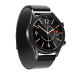 M98 1.28인치 IPS 컬러 화면 IP67 방수 스마트워치, 수면 모니터 / 심박수 모니터 / 블루투스 통화 지원, 스타일: 스틸 스트랩, 스틸 스트랩(블랙), 스틸 스트랩(실버)