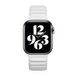 실리콘 자석 체인 시계줄, Apple Watch 시리즈 6 & SE & 5 & 4 40mm / 3 & 2 & 1 38mm용, Apple Watch 시리즈 7 41mm / 6 & SE & 5 & 4 40mm / 3 & 2 & 1 38mm용