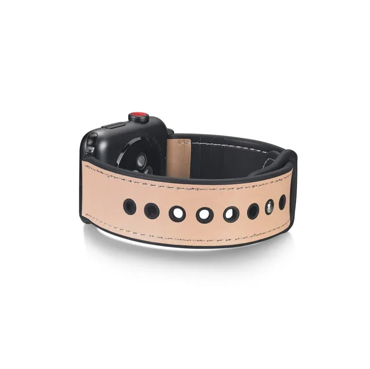 가죽 TPU 시계줄, Apple Watch 시리즈 6 & SE & 5 & 4 40mm / 3 & 2 & 1 38mm용