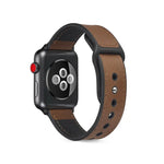 가죽 TPU 시계줄, Apple Watch 시리즈 6 & SE & 5 & 4 40mm / 3 & 2 & 1 38mm용