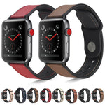 가죽 TPU 시계줄, Apple Watch 시리즈 6 & SE & 5 & 4 40mm / 3 & 2 & 1 38mm용