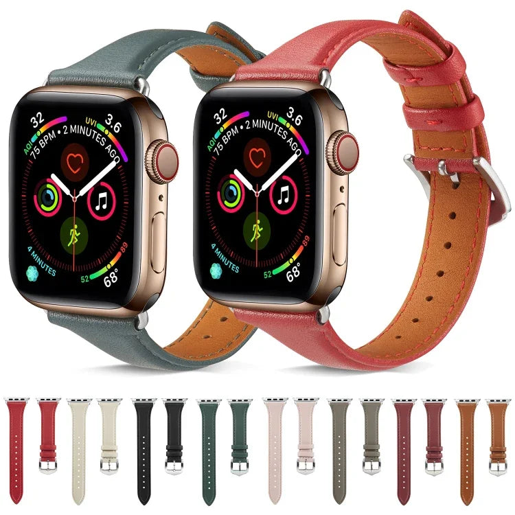 정품 가죽 시계줄, Apple Watch 시리즈 6 & SE & 5 & 4 40mm / 3 & 2 & 1 38mm용, Apple Watch 시리즈 8&7 41mm / SE 2&6&SE&5&4 40mm / 3&2&1 38mm용, Apple Watch 시리즈 7 41mm / 6 & SE & 5 & 4 40mm / 3 & 2 & 1 38mm용
