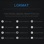 Lokmat MK16 LCD 화면 50m 방수 스마트워치, 정보 알림 / 원격 카메라 / 걷기 모션 모니터 지원