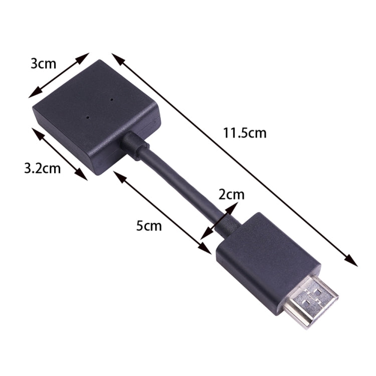 4K HDMI 수-암 회전 금도금 연장선 변환 어댑터