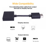 4K HDMI 수-암 회전 금도금 연장선 변환 어댑터