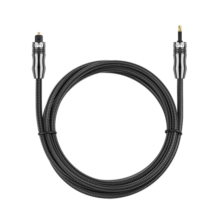 EMK OD1.0mm 3.5mm 디지털 사운드 토스링크 to 미니 토스링크 디지털 광 오디오 케이블, 1m, 1.5m, 2m, 3m, 5m