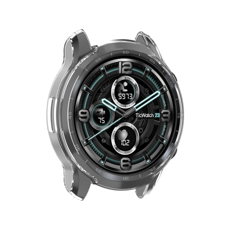 For TicWatch Pro 3 / Pro 3 Lite Half Coverage Hollowed TPU Protective Case, For TicWatch Pro 3