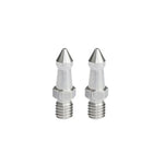 BEXIN LS036 2개 세트 스테인리스 스틸 3/8인치 삼각대 다리 나사, LS036