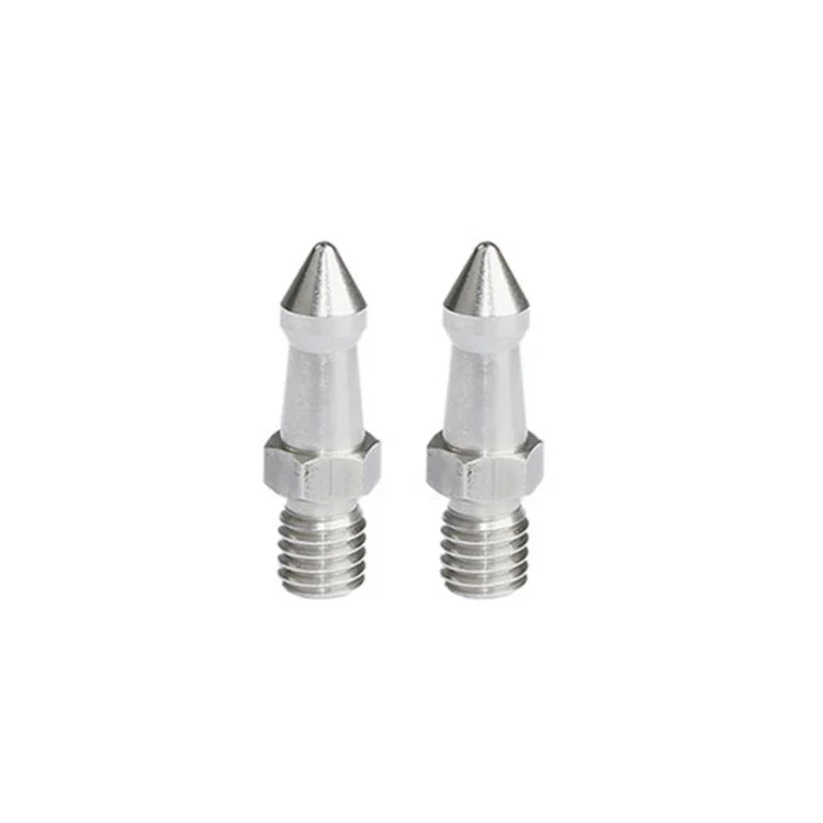 BEXIN LS036 2개 세트 스테인리스 스틸 3/8인치 삼각대 다리 나사, LS036