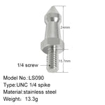BEXIN LS090 2개 스테인리스 스틸 1/4 인치 다리 나사 SLR 삼각대용, LS090
