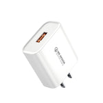 WK WP-U57 맥스 18W 맥스스피드 QC3.0 고속 충전기 + USB to 마이크로 USB 데이터 케이블, US 플러그, EU 플러그