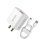 WK WP-U57 맥스 18W 맥스스피드 QC3.0 고속 충전기 + USB to 마이크로 USB 데이터 케이블, US 플러그, EU 플러그