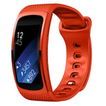 삼성 기어 핏2 프로 실리콘 교체 스트랩 시계줄, S, L