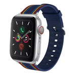 Silicone Replaceable Watch Strap, For Apple Watch Ultra 49mm / Series 8&7 45mm / SE 2&6&SE&5&4 44mm / 3&2&1 42mm, For Apple Watch Series 8&7 41mm / SE 2&6&SE&5&4 40mm / 3&2&1 38mm, For Apple Watch Series 7 45mm / 6 & SE & 5 & 4 44mm / 3 & 2 & 1 42mm   ...