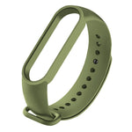 For Xiaomi Mi Band 6 (CA8856) Solid Color Silicone Replacement Strap Watchband