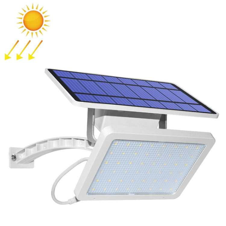 48LED 분리형 태양광 조명 IP65 방수 야외 마당 LED 가로등, 따뜻한 빛, 흰색 빛