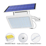 48LED 분리형 태양광 조명 IP65 방수 야외 마당 LED 가로등, 따뜻한 빛, 흰색 빛