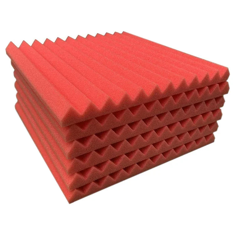 30x30x2.5cm 삼각 홈 스타일 녹음 스튜디오 드럼 비디오룸 방음판 소음 차단 솜, 6개, 10개, 12개, 20개, 24개