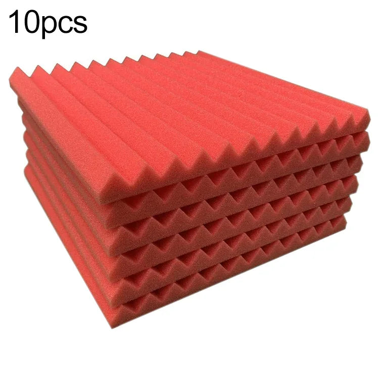 30x30x2.5cm 삼각 홈 스타일 녹음 스튜디오 드럼 비디오룸 방음판 소음 차단 솜, 6개, 10개, 12개, 20개, 24개