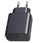 XY PD 25W USB-C / Type-C 단일 포트 삼성 기기용 여행용 고속 충전기, EU 플러그