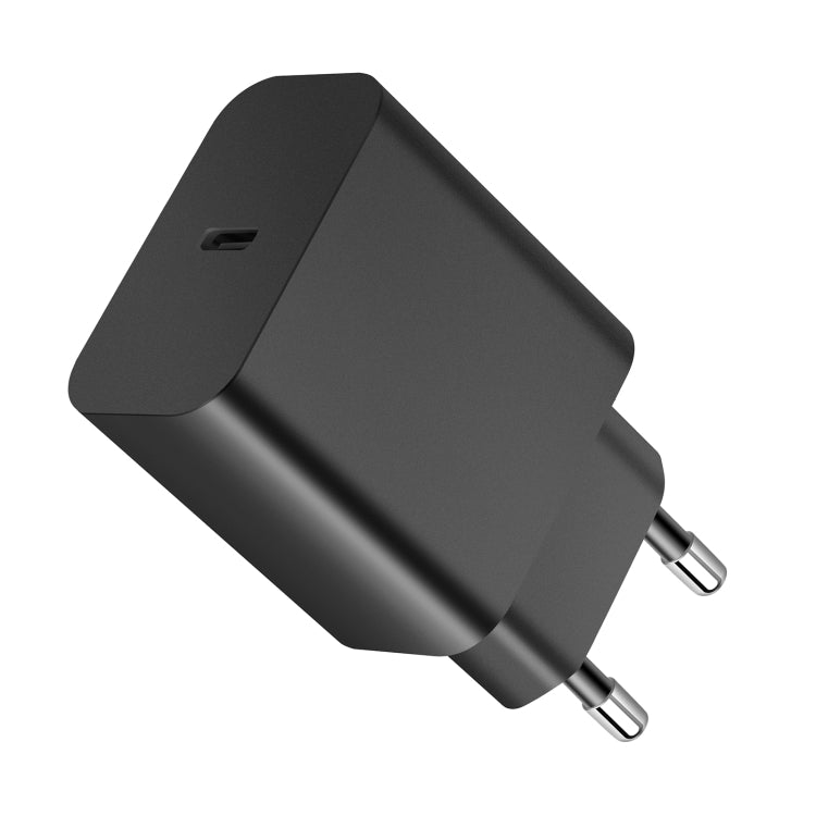 XY PD 25W USB-C / Type-C 단일 포트 삼성 기기용 여행용 고속 충전기, EU 플러그