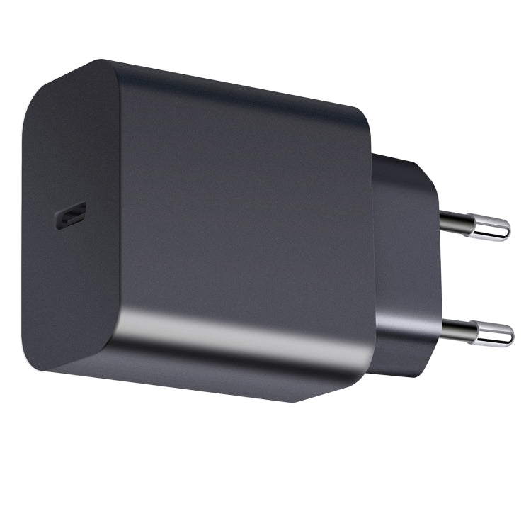 XY PD 25W USB-C / Type-C 단일 포트 삼성 기기용 여행용 고속 충전기, EU 플러그