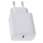 XY PD 25W USB-C / Type-C 단일 포트 삼성 기기용 여행용 고속 충전기, EU 플러그