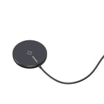 Mriowiz M-2001W 15W 데스크톱 MagSafe 자기 무선 충전기 iPhone 12 시리즈용, USB + USB-C / 타입-C 데이터 케이블 및 홀더 포함