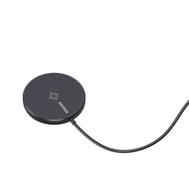 Mriowiz M-2001W 15W 데스크톱 MagSafe 자기 무선 충전기 iPhone 12 시리즈용, USB + USB-C / 타입-C 데이터 케이블 및 홀더 포함
