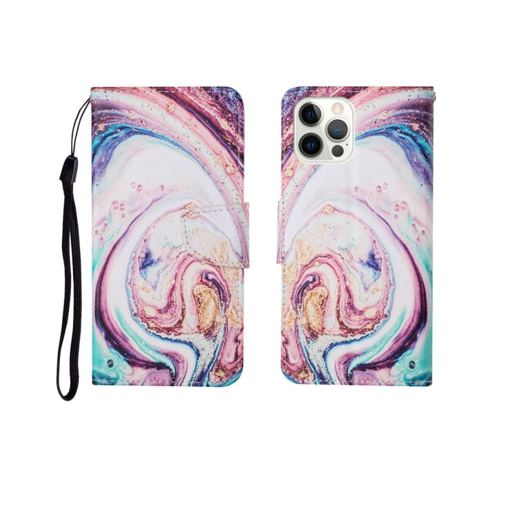 Painted Pattern Horizontal Flip Leathe Case, For iPhone 12 mini, For iPhone 12/12 Pro, For iPhone 12 Pro Max