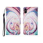 Painted Pattern Horizontal Flip Leathe Case, For iPhone SE (2020)/ 7 /8, For iPhone X, For iPhone XR