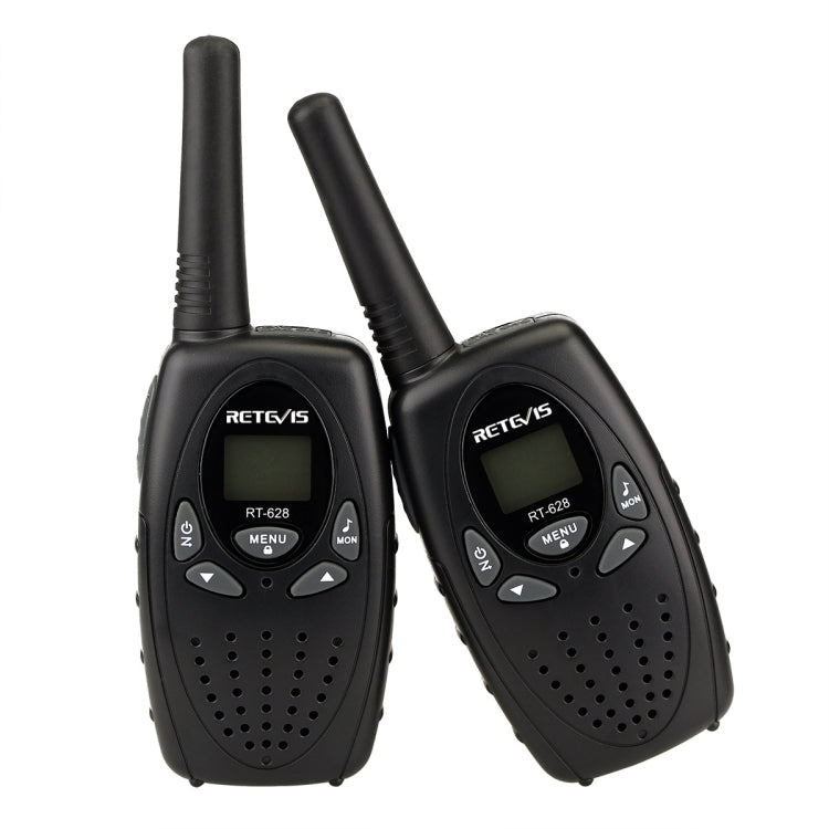 1쌍 RETEVIS RT628 0.5W 미국 주파수 462.550-467.7125MHz 22채널 휴대용 어린이 워키토키, RT628(검정), RT628(흰색), RT628(빨강)
