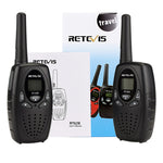 1쌍 RETEVIS RT628 0.5W 유럽 주파수 446MHz 8채널 휴대용 어린이 워키토키, RT628(검정), RT628(흰색), RT628(빨강)