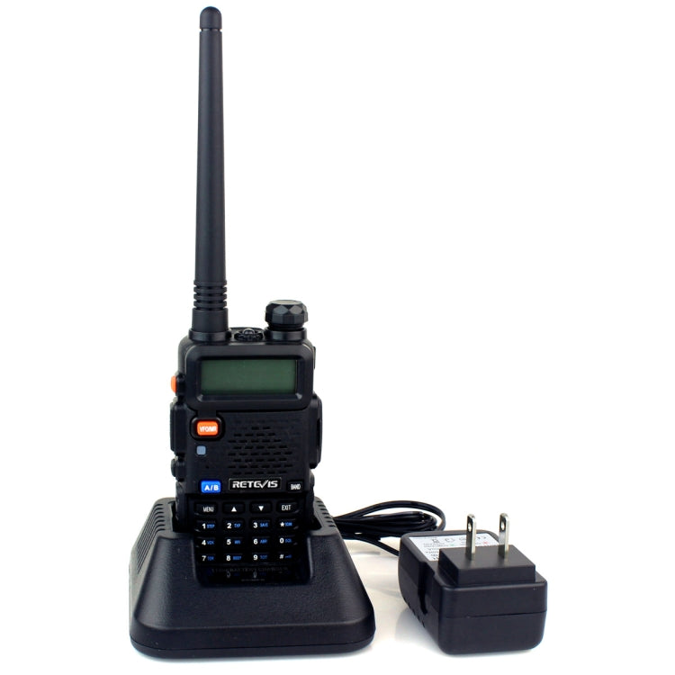 RETEVIS RT-5R 400-520MHz + 136-174MHz 128채널 USB 투밴드 휴대용 워키토키, USB, EU 플러그, UK 플러그