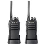 1쌍 RETEVIS RT21 2.5W 미국 주파수 400-480MHz 16채널 휴대용 워키토키, 미국 플러그, RT21 미국 플러그