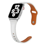 범용 T자형 얇은 역방향 버클 가죽 시계줄, Apple Watch Ultra 49mm / 시리즈 8&7 45mm / SE 2&6&SE&5&4 44mm / 3&2&1 42mm용, Apple Watch 시리즈 8&7 41mm / SE 2&6&SE&5&4 40mm / 3&2&1 38mm용