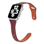 범용 T자형 얇은 역방향 버클 가죽 시계줄, Apple Watch Ultra 49mm / 시리즈 8&7 45mm / SE 2&6&SE&5&4 44mm / 3&2&1 42mm용, Apple Watch 시리즈 8&7 41mm / SE 2&6&SE&5&4 40mm / 3&2&1 38mm용