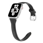 Universal T-shaped Thin Leather Watch Strap, For Apple Watch Series 7 45mm / 6 & SE & 5 & 4 44mm / 3 & 2 & 1 42mm, For Apple Watch Series 7 41mm / 6 & SE & 5 & 4 40mm / 3 & 2 & 1 38mm                                                                     ...